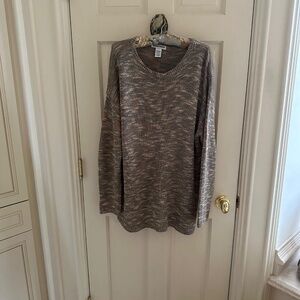 JONES & CO TEXTURED CLASSIC CREW-L/NWOT